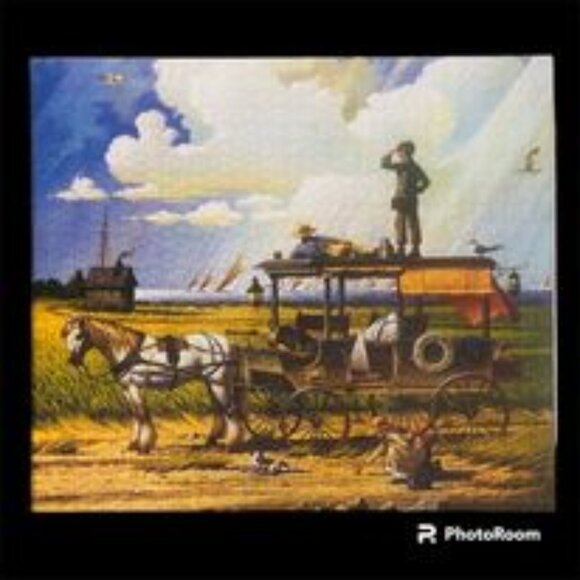 COMPLETE Charles Wysocki Americana Young Hearts At Sea 1000 Pc Puzzle Nautical - Picture 1 of 7